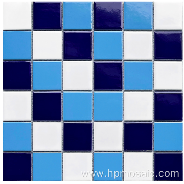 Porcelain swimming pool tiles